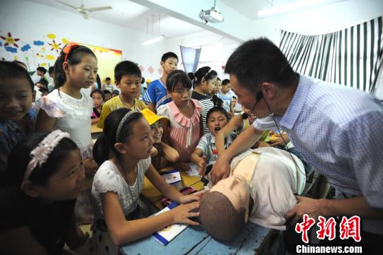 浙江省各级红十字会深入开展应急救护培训。浙江红会供图